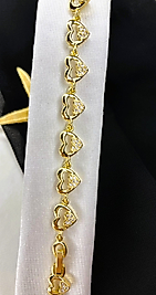 ZİRKON TAŞLI KALP BİLEKLİK