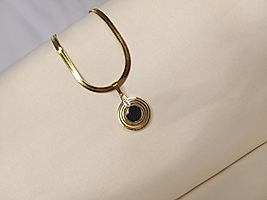 İTALYAN ZİNCİR YUVARLAK UÇLU KOLYE ÇELİK