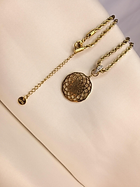 ZİRKON TAŞLI  YAŞAM ÇİÇEĞİ KOLYE