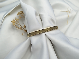 HASIR GÖRÜNÜMLÜ PREMİMUM GOLD TASARIM BİLEKLİK