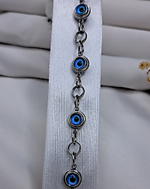 NAZAR BONCUKLU SILVER BİLEKLİK