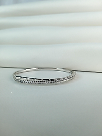 ZİRKON TAŞLI GÜMÜŞ BİLEKLİK KELEPÇE