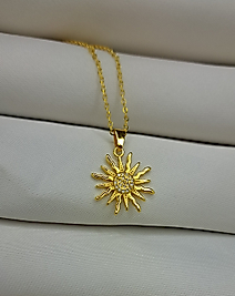 GÜNEŞ KOLYE GOLD