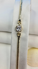 YUVARLAK BAGET TAŞLI XUPİNG BİLEKLİK