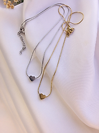 İTALYAN ZİNCİRLİ MİNİMAL KALP KOLYE