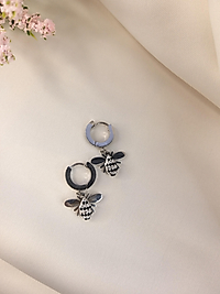 SILVER UĞUR BÖCEKLİ KÜPE