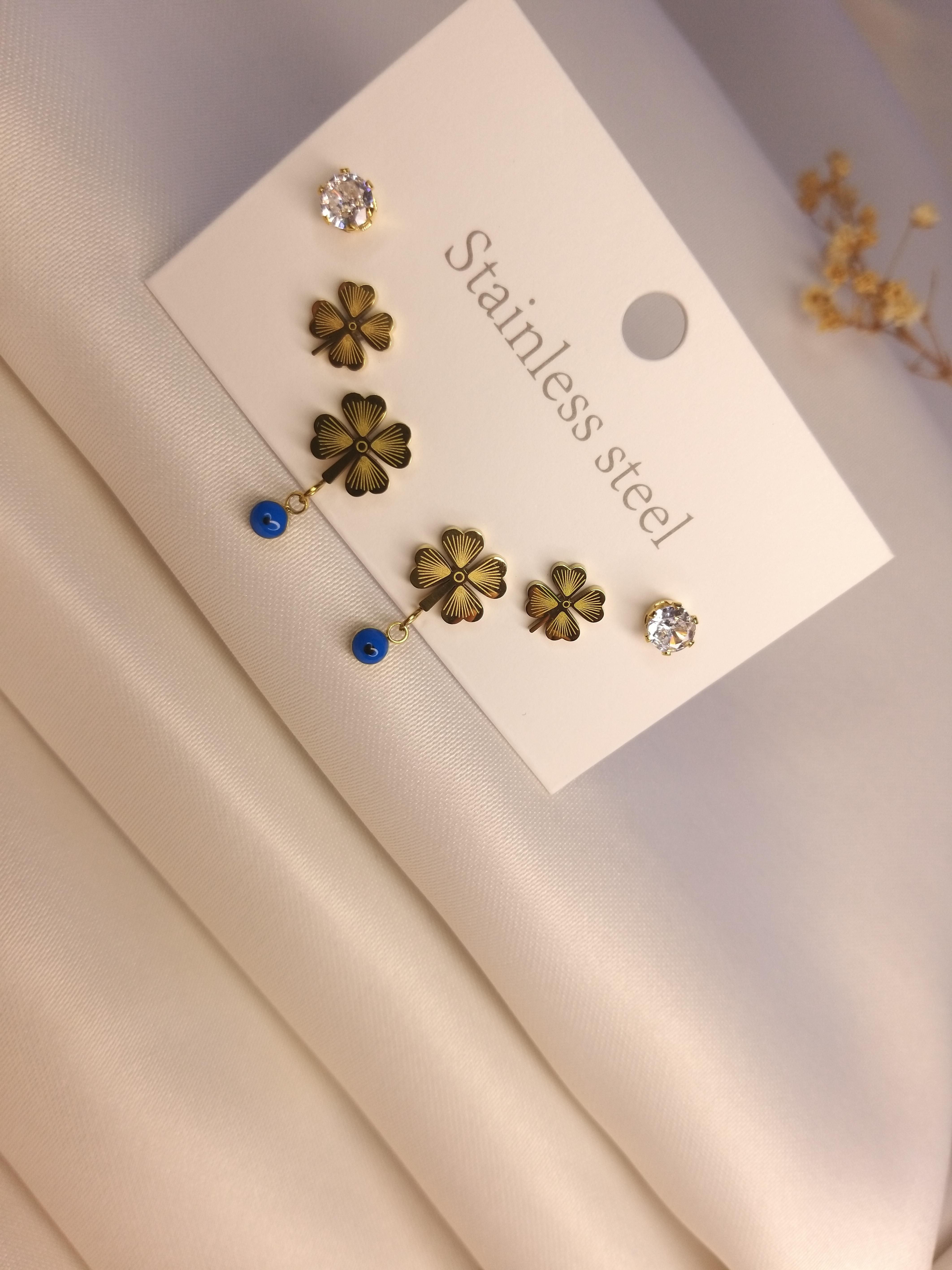 GOLD YONCA KÜPE SETİ