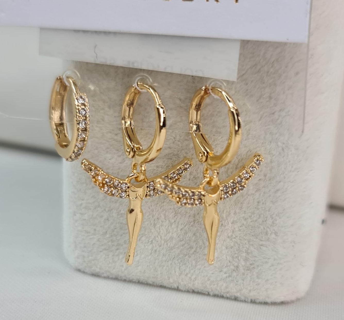 MELEK KÜPE SETİ GOLD