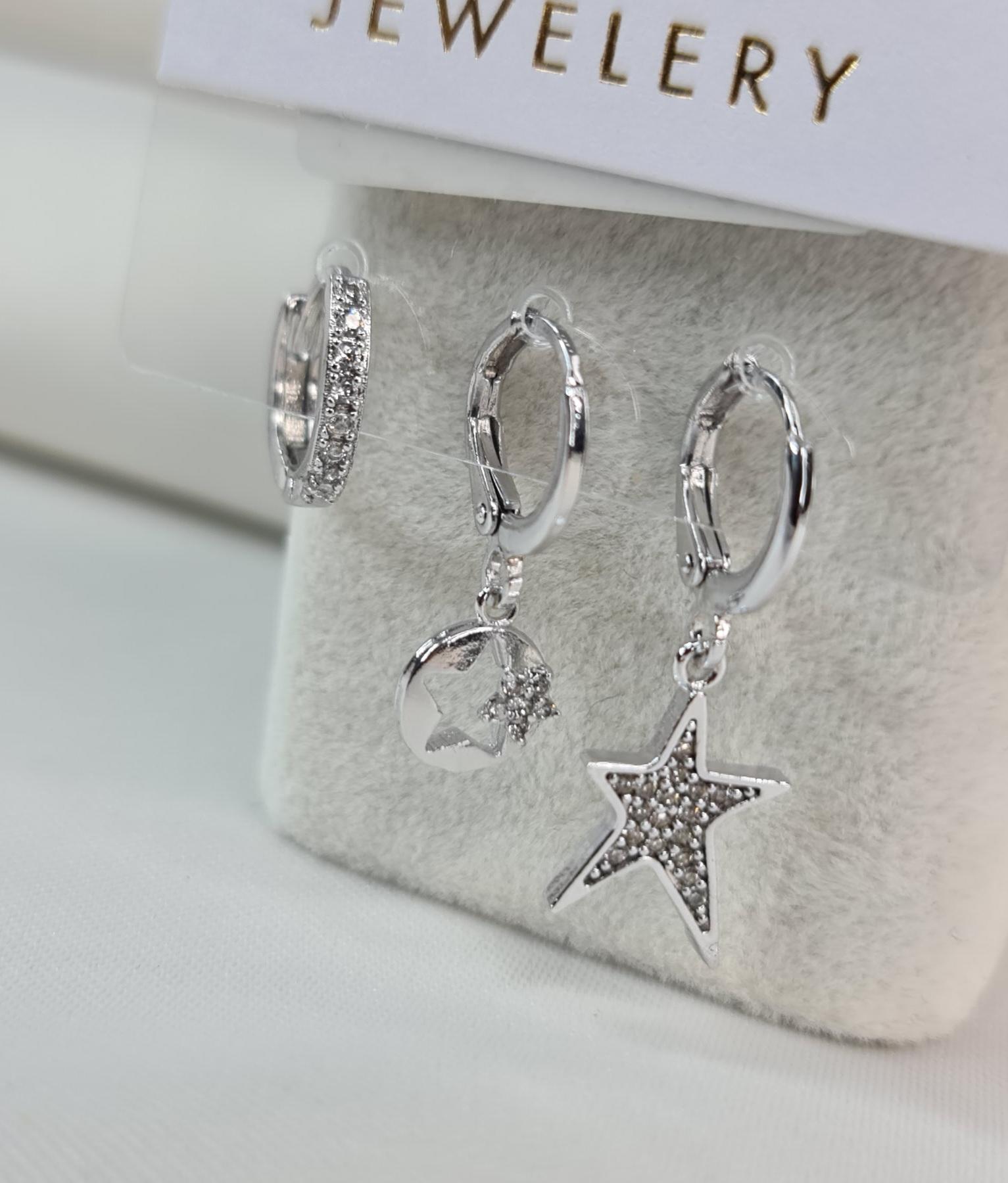 SILVER YILDIZ KÜPE SETİ