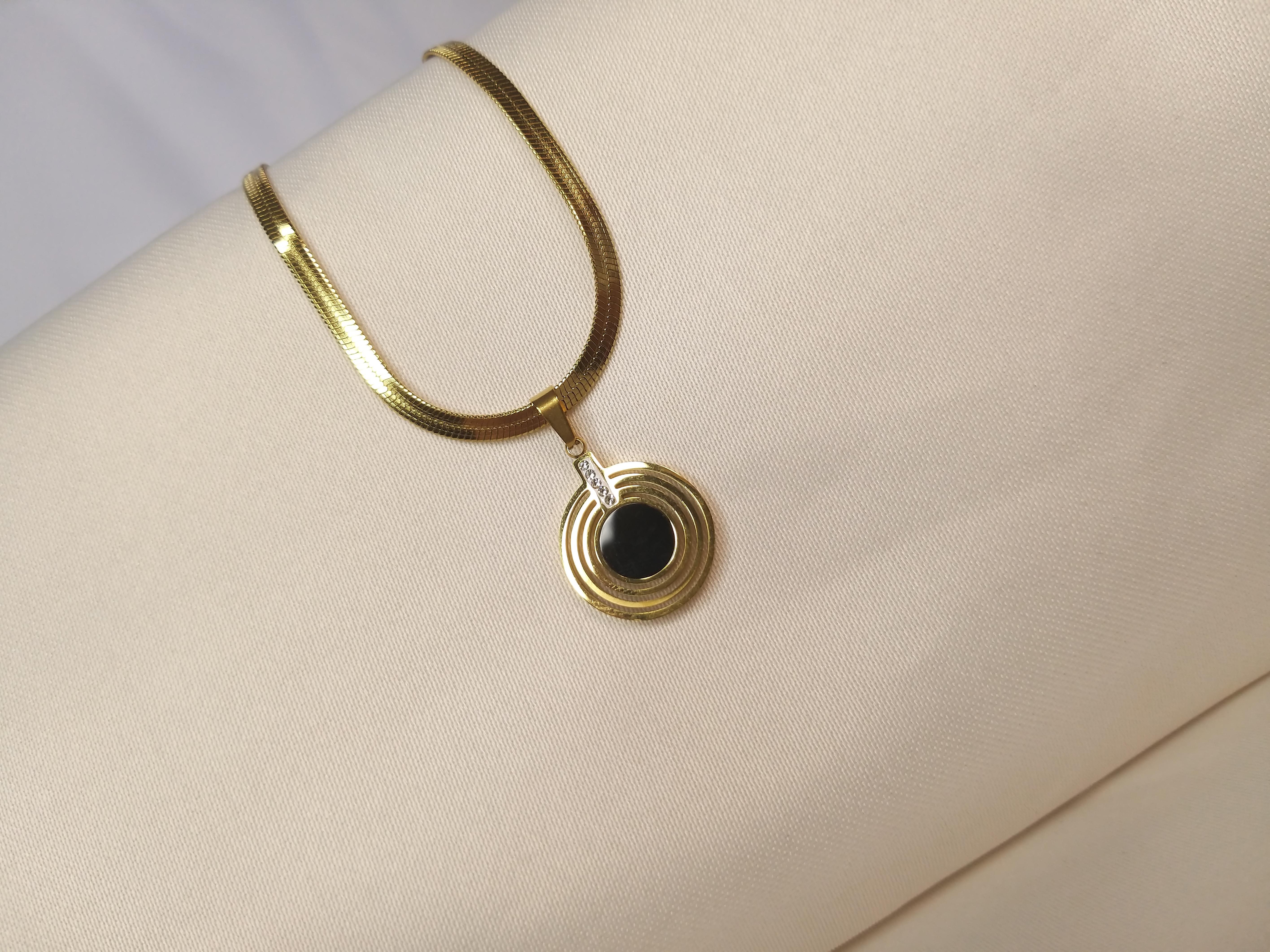 İTALYAN ZİNCİR YUVARLAK UÇLU KOLYE ÇELİK