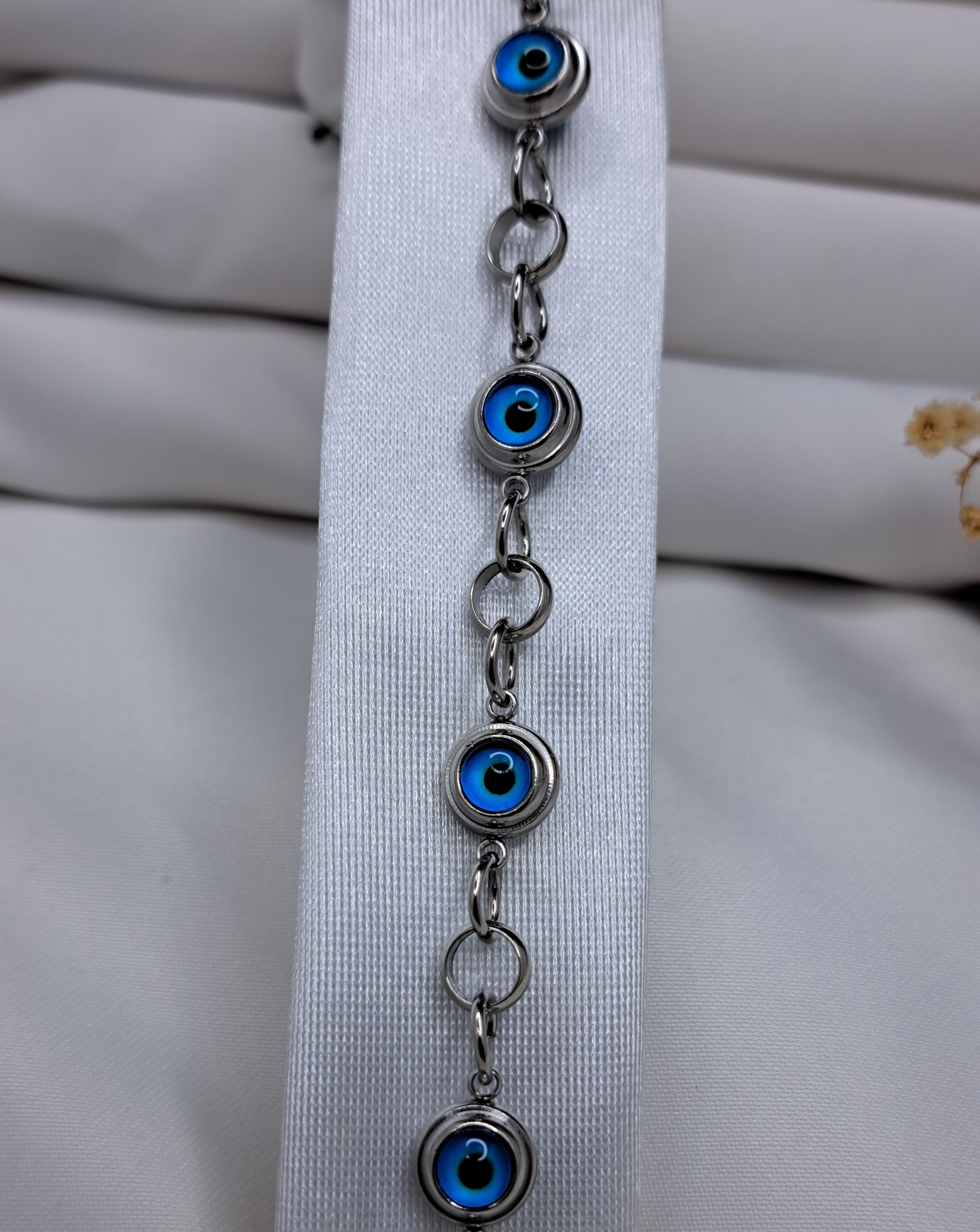 NAZAR BONCUKLU SILVER BİLEKLİK