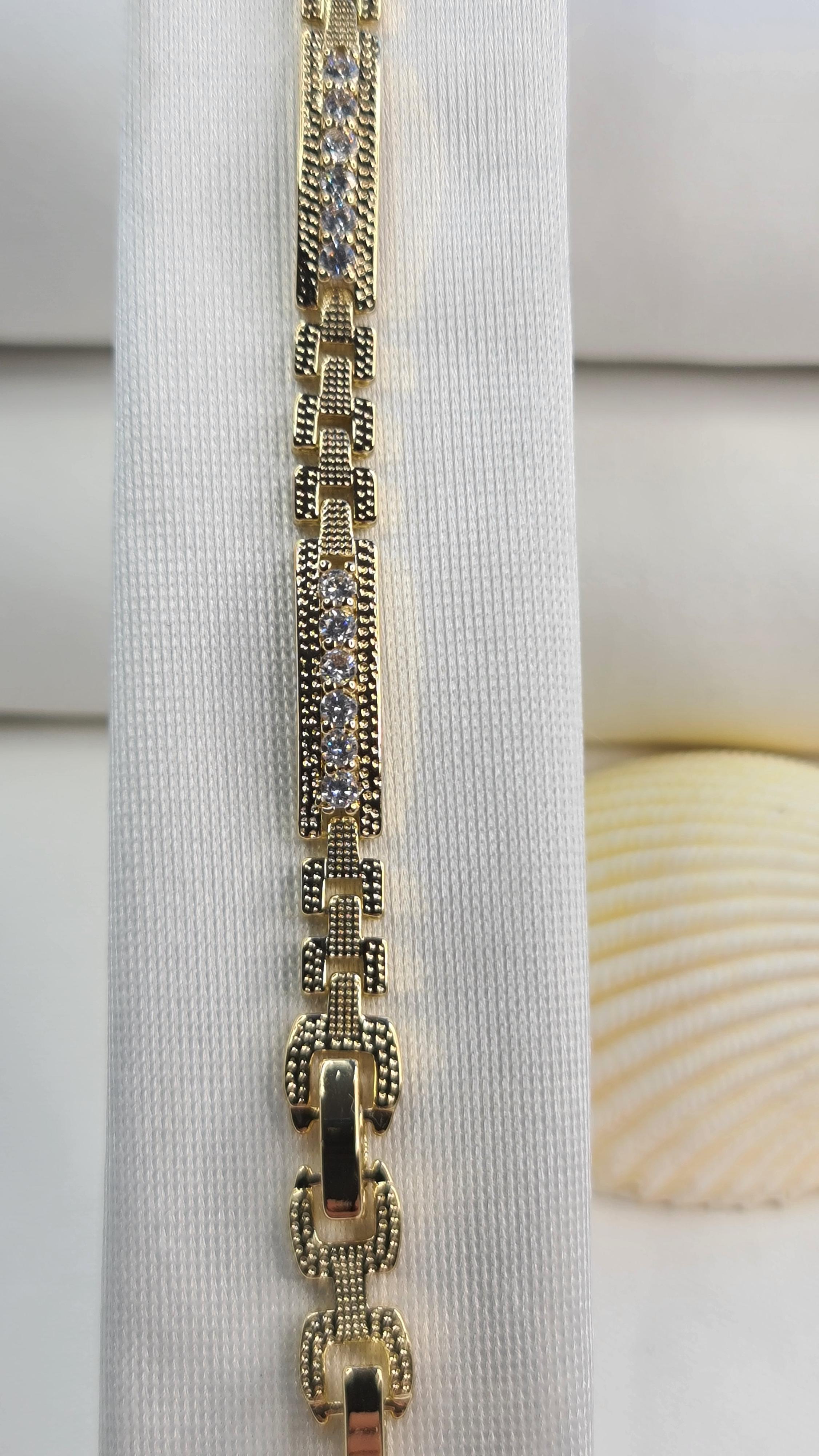 VİP SERİ ZİRKON TAŞLI XUPİNG BİLEKLİK